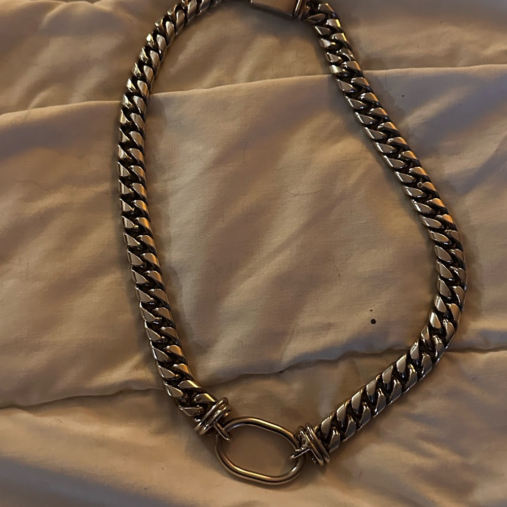 Versani vintage sterling heavy chain - Picture 2 of 5